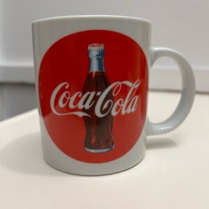 Vintage 1992 Coca Cola Coffee Tea Mug Cup